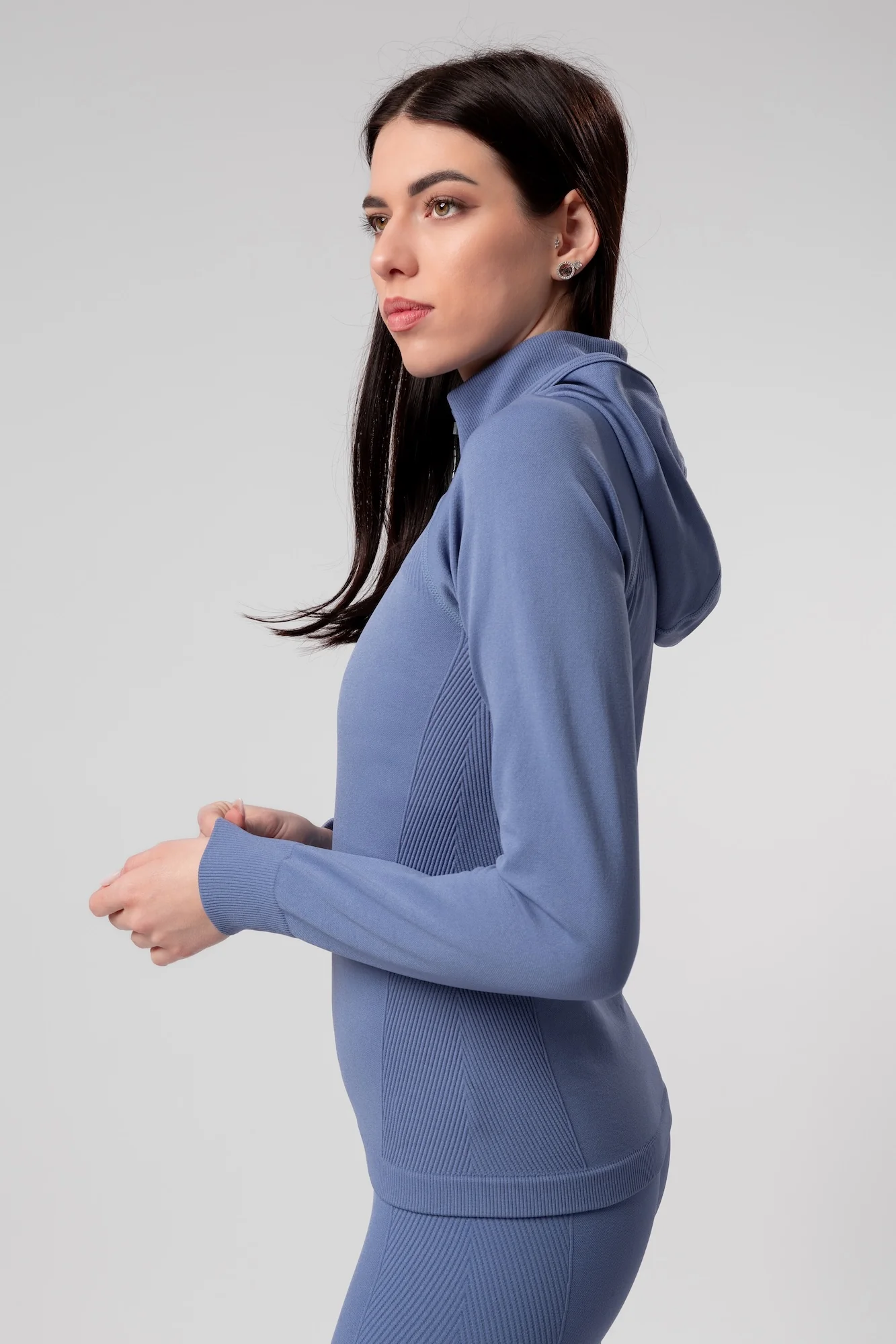 Mikina Seamless Move na zip Amelia - Image 3