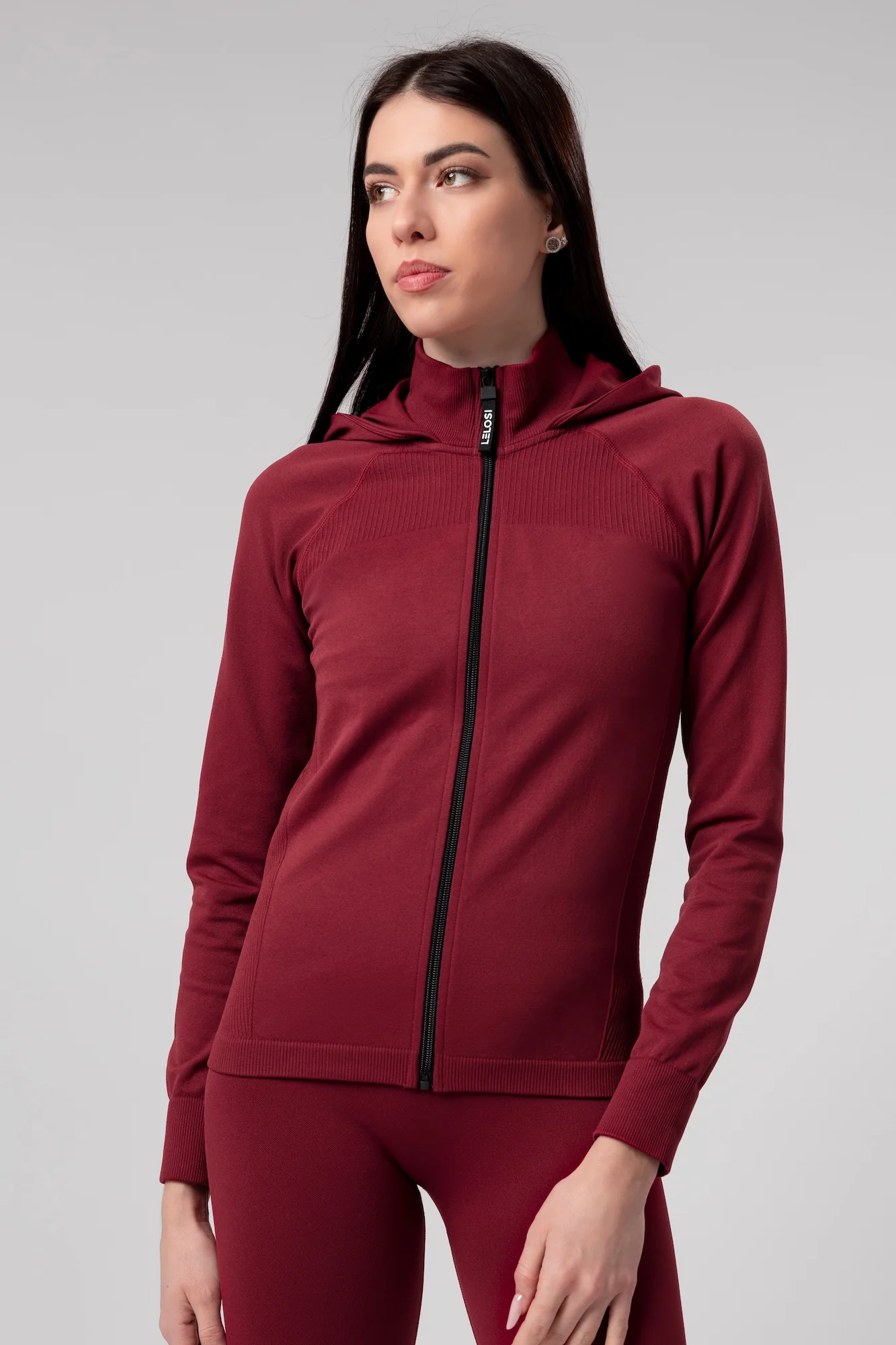 Mikina Seamless Move na zip Madison