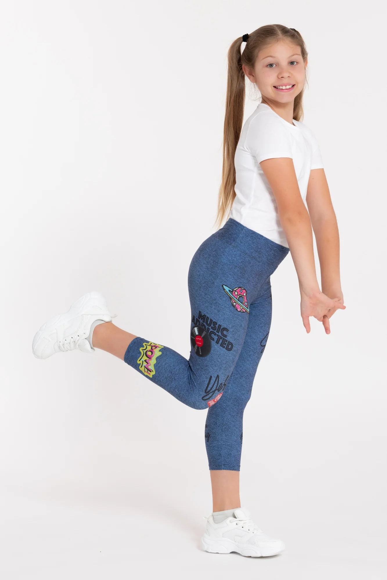 Dětské Capri legíny Sticker - Image 6